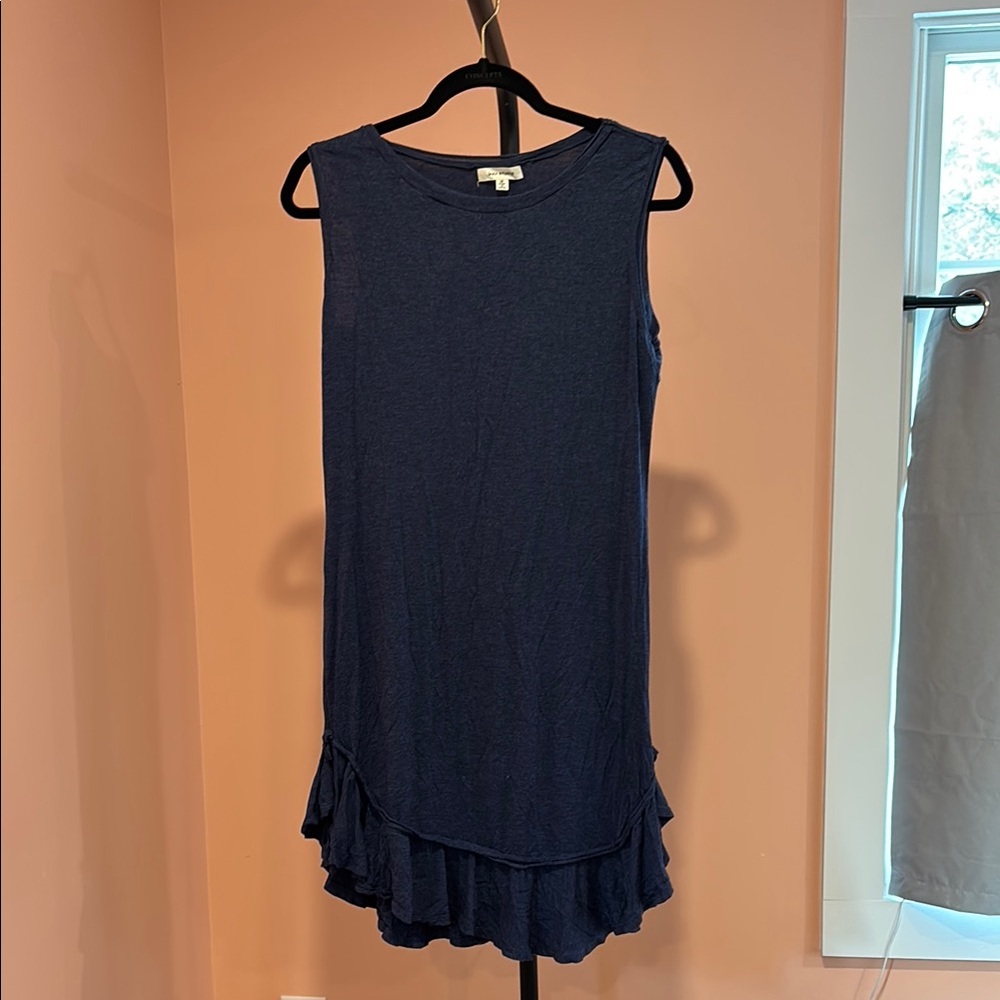 Max Studio Blue Knit Top